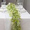6.5 ft Green White Artificial Peperomia Tetragona Leaves Garland Party Events